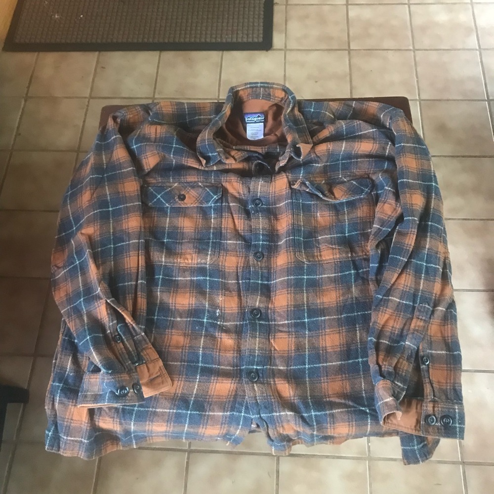 Vintage Rare Patagonia Men’s Heavyweight Organic Cotton Flannel Shirt